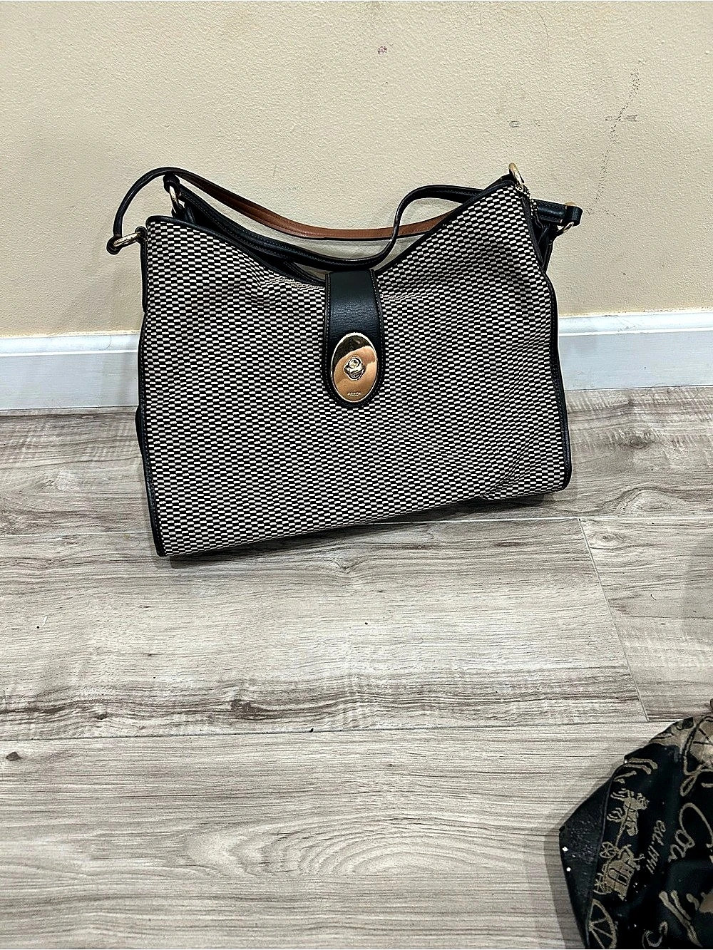 Coach Black & Brown Shoulder Bag
